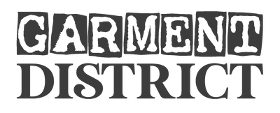 The Garment District Logo Charcoal