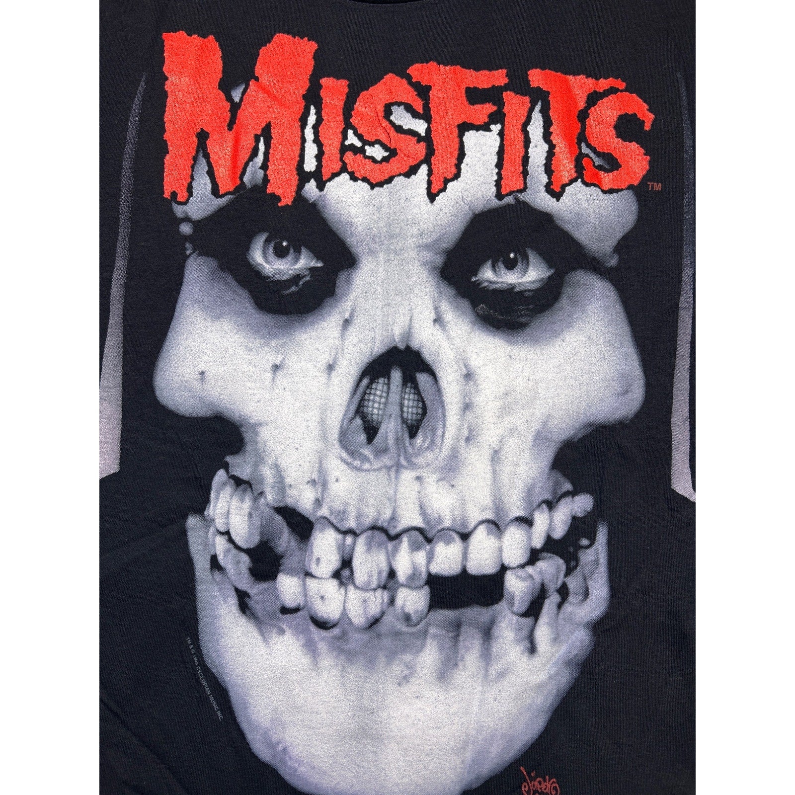 Vintage 1997 Misfits 20 Years of Terror Band T-Shirt M Horror Punk
