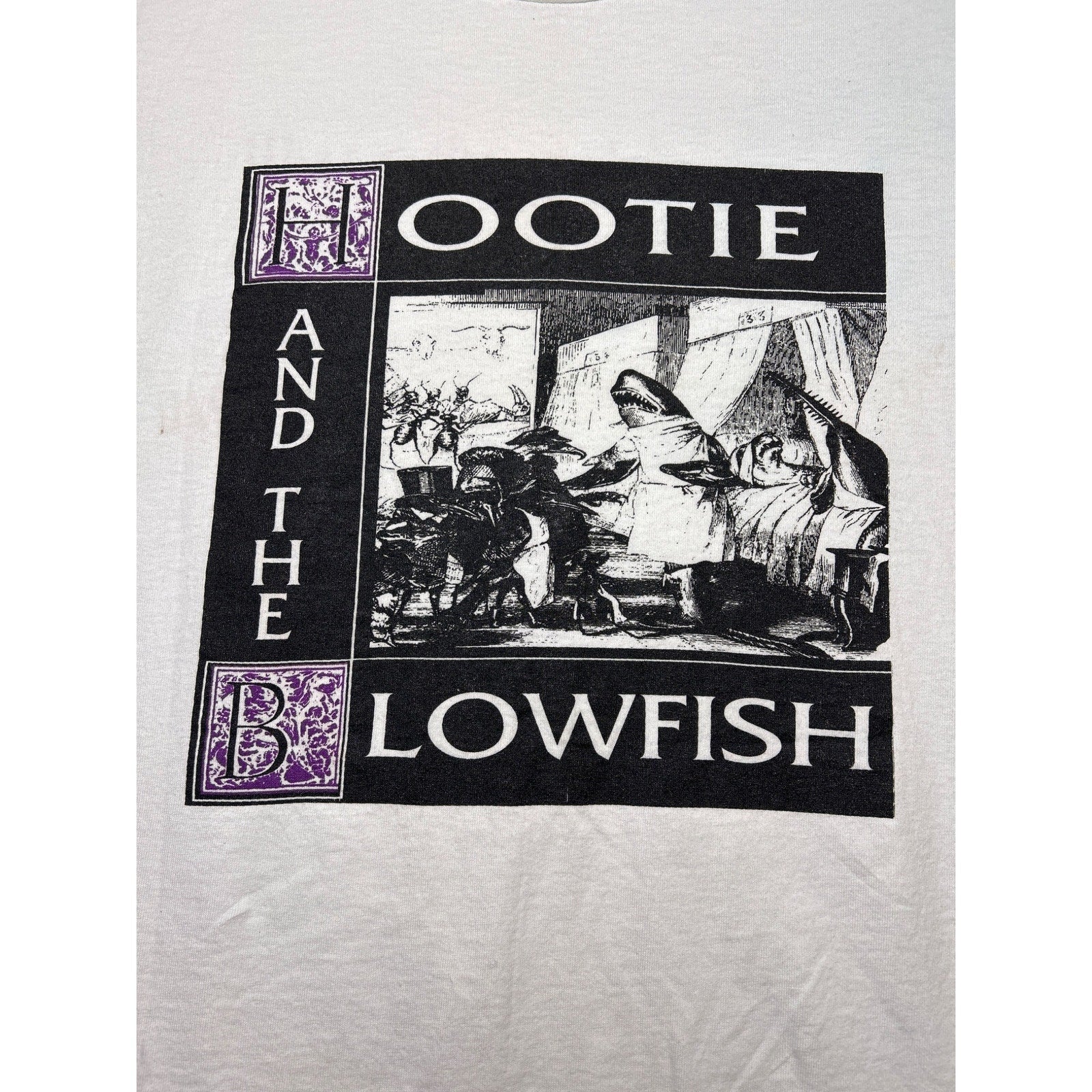 Vintage 90s Hootie and the Blowfish Let Her Cry Band T-Shirt XXL