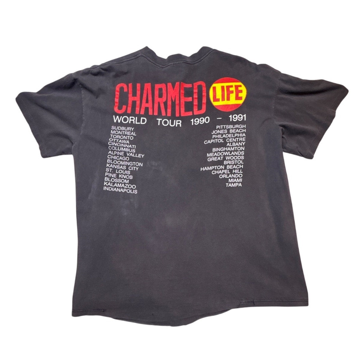 Vintage 1990 Billy Idol Charmed Life World Tour T-Shirt XL Brockum