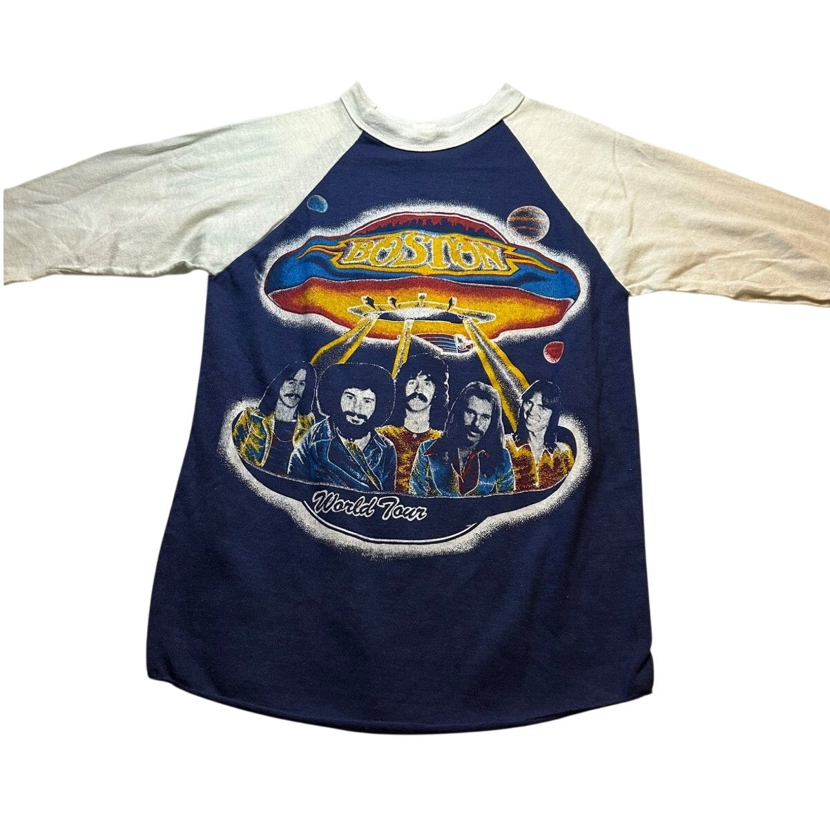 70s～80s BANTAMS ラグランT vintage Vintage 70s 80s Boston World Tour Raglan Baseball Tee S Classic